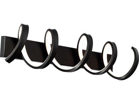 dweLED by WAC Lighting Marques 1-Light Black LED Vanity Light