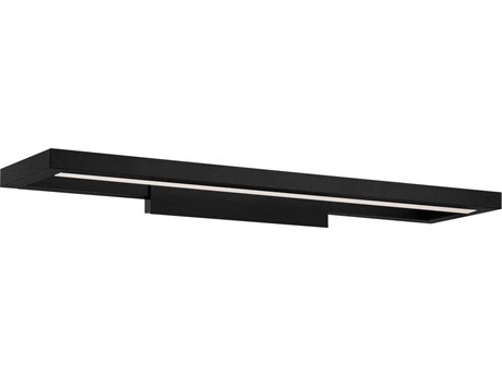 dweLED by WAC Lighting View 1-Light Black LED Vanity Light