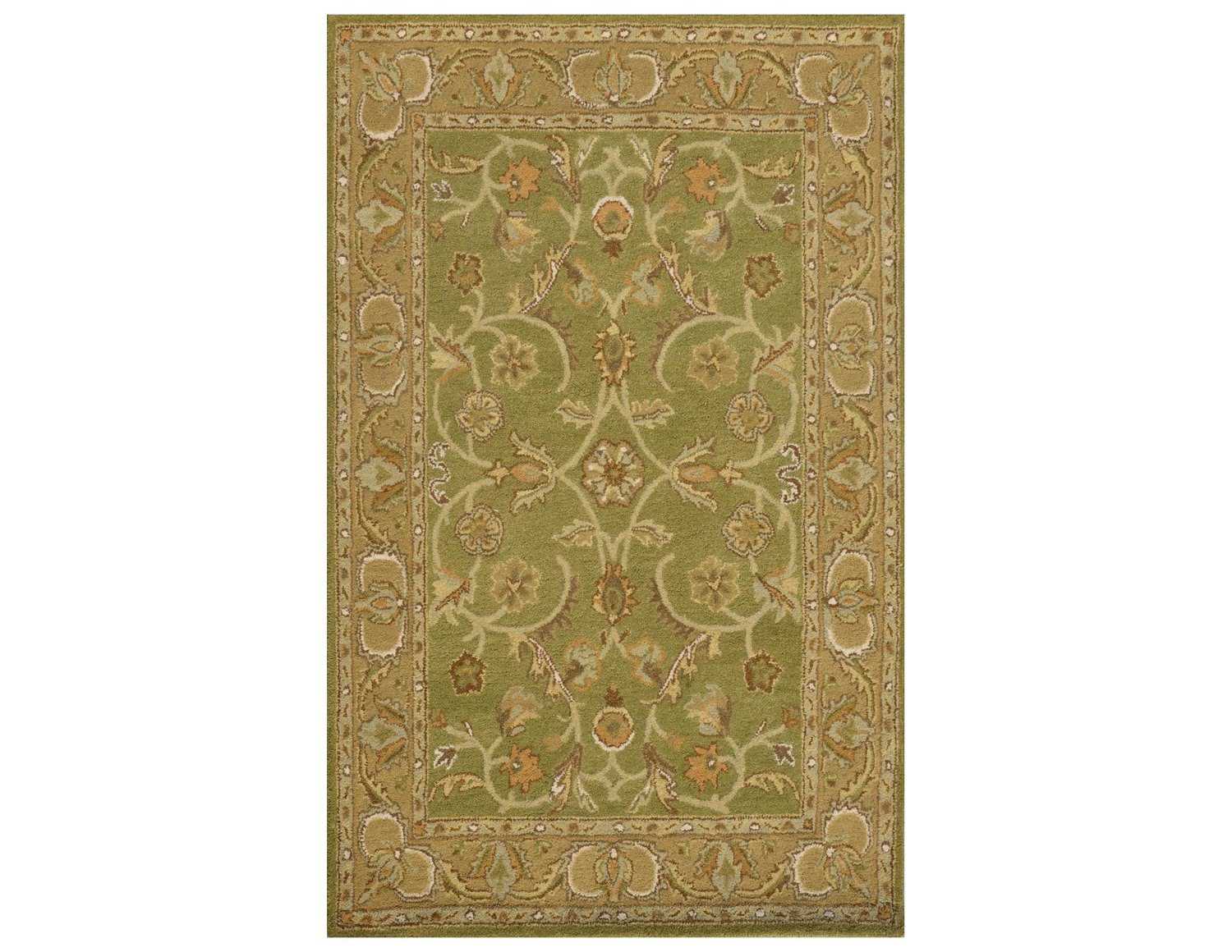 Dynamic Rugs Sapphire Rectangular Sage Light Green Area Rug DY4950432   DY4950432 Zm 