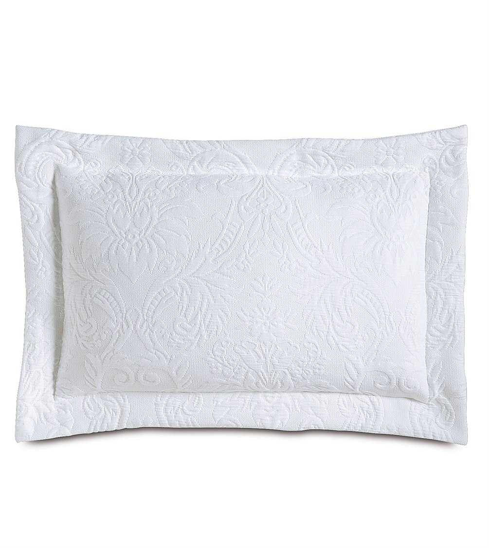 Eastern Accents Sandrine Matelasse Sandrine White Bolster Pillow EABOL327