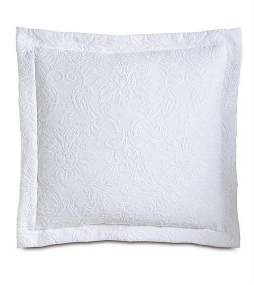 Eastern Accents Sandrine Matele White Decorative Pillow Eastern Accents Sandrine Matele White Decorative Pillow