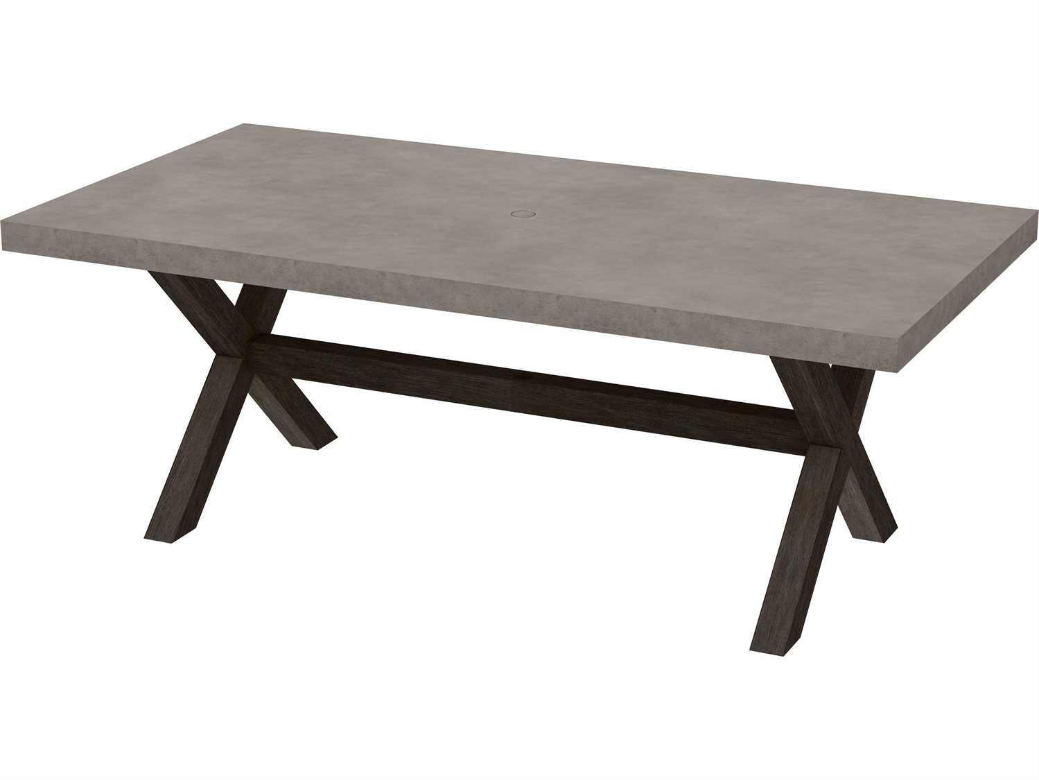 concrete top dining table rectangle