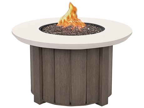 Ebel Bellino Aluminum 42" Wide Round Fire Pit Top with Lid