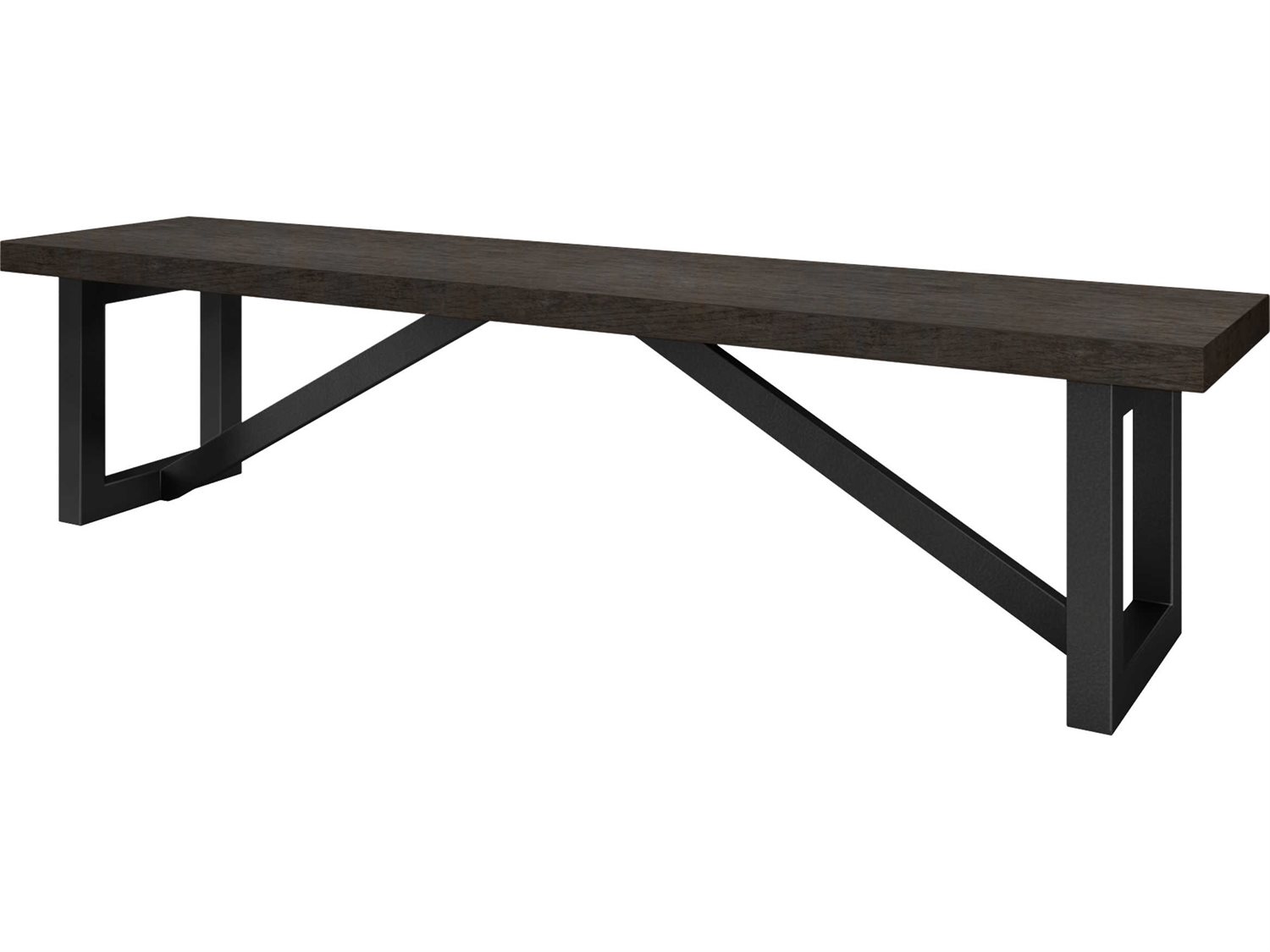 Ebel Asheville Aluminum Dining Bench 203ASH