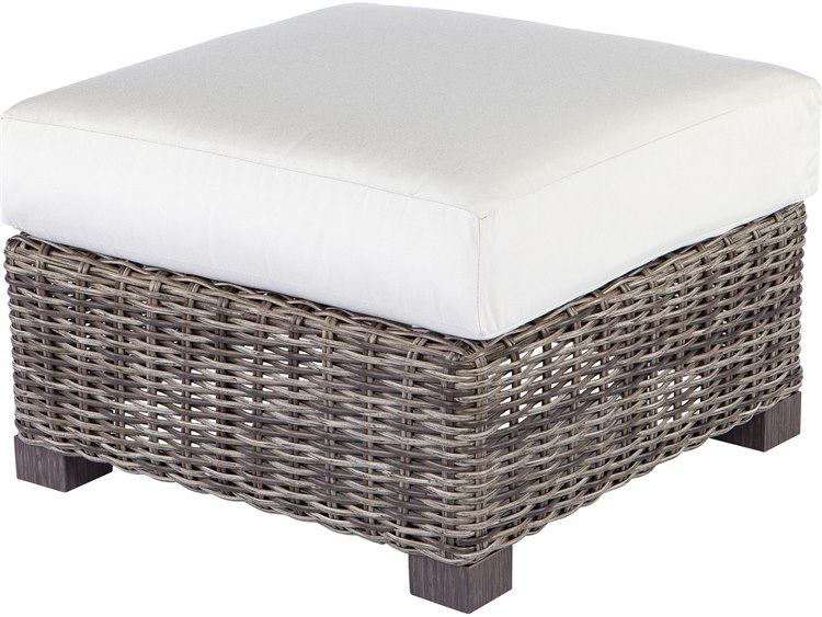 Ebel Avallon Wicker Outdoor Patio Ottoman