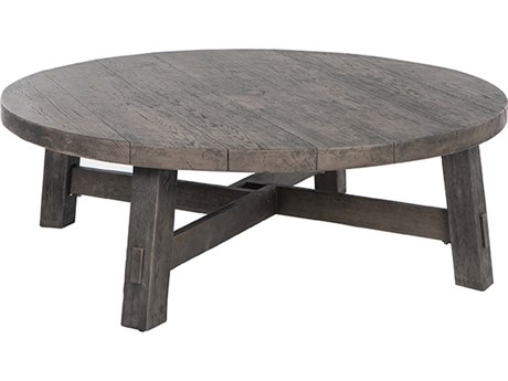 Ebel Charleston Poly Timber 50'' Round Chat Table with Umbrella Hole