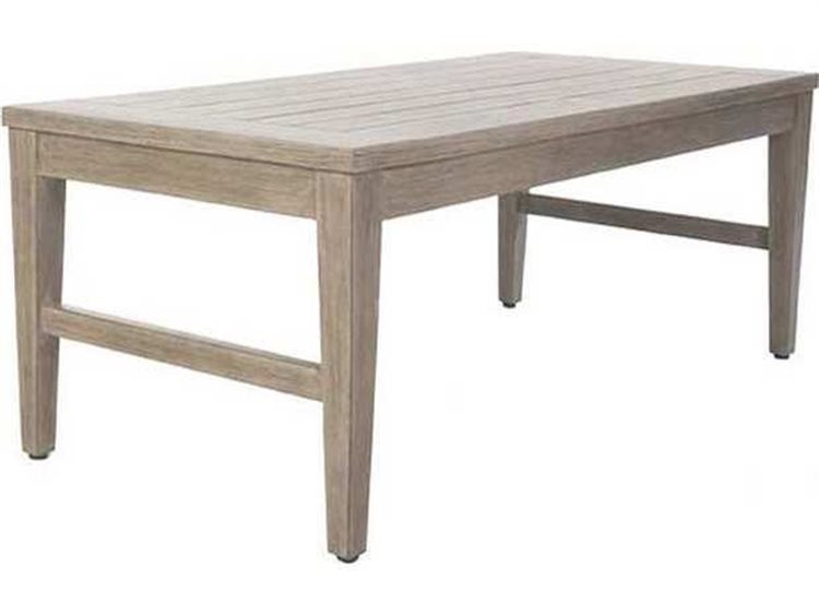 Ebel Portofino Aluminum 46 W X 23 D Rectangular Coffee Table