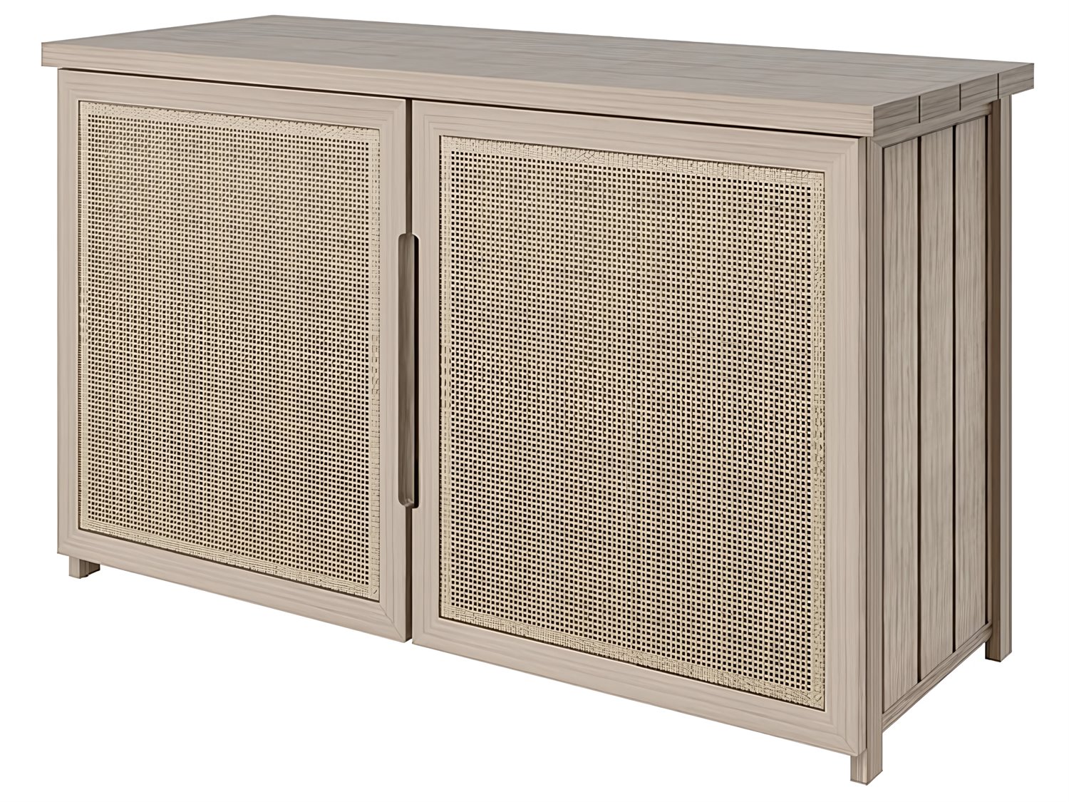 Ebel Orleans Aluminum 60"W x 24"D Sideboard with Woven Doors