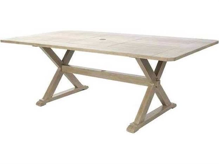 Ebel Portofino Aluminum Rectangular Dining Table Base
