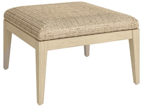 Ebel Siena Aluminum Wicker Ottoman