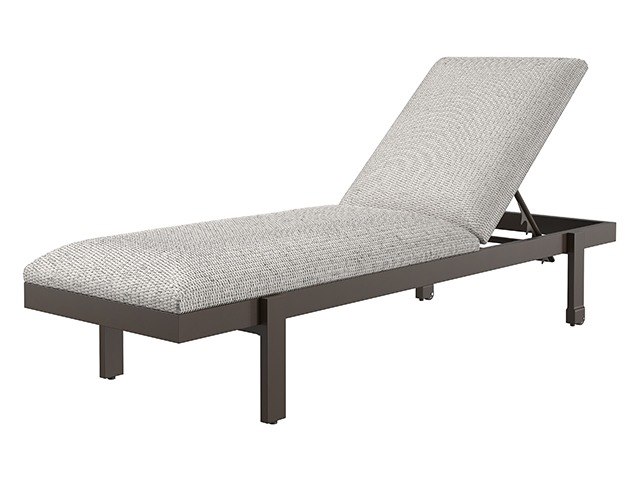 Ebel Caro Aluminum Adjustable Chaise Lounge with Woven-In Cushion
