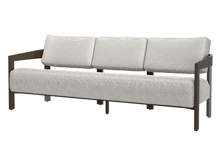 Ebel Caro Aluminum Sofa with Woven-In Cushion