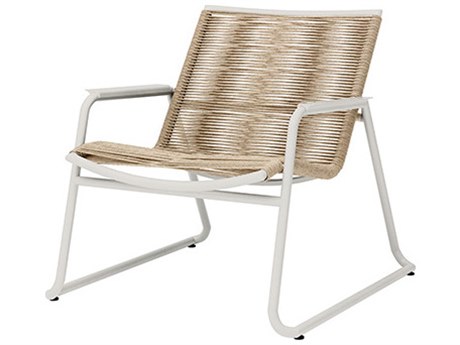 Ebel Cabana Aluminum Wicker Stackable Patio Lounge Chair
