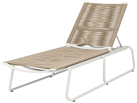 Ebel Cabana Aluminum Wicker Stackable Adjustable Outdoor Patio Chaise Lounge