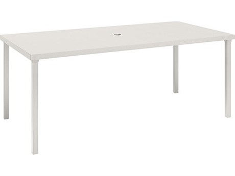 Ebel Cabana Aluminum 72" x 36" Rectangular Dining Table