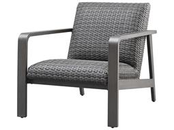 Ebel Canton Padded Wicker Aluminum Lounge Chair