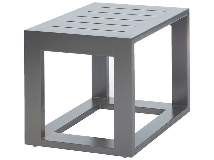 Ebel Palermo Aluminum 19'' Square End Table