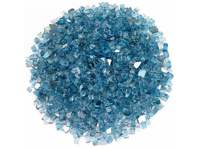 Ebel Pacific Blue Fire Glass 25 Lb Jar