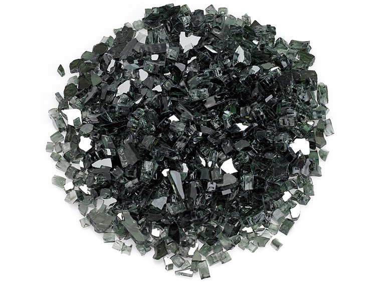 Ebel Black Fire Glass 25 Lb Jar
