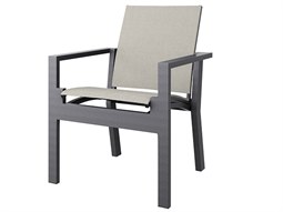 Ebel Palermo Sling Aluminum Dining Arm Chair