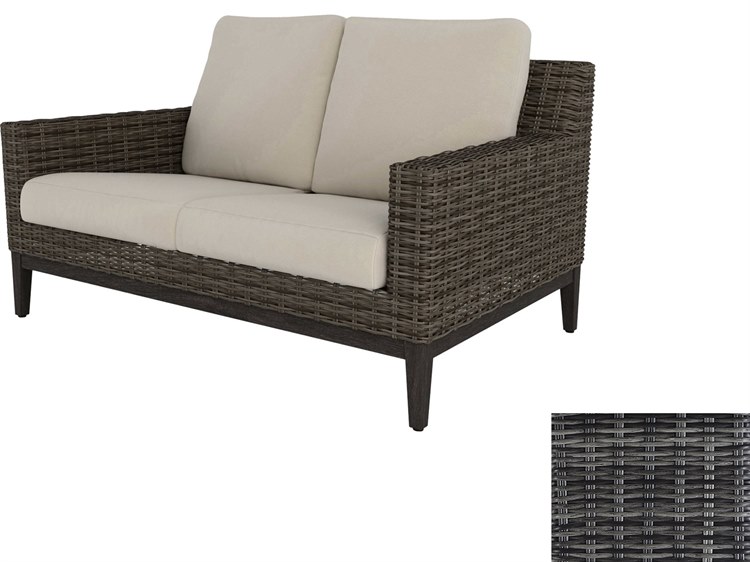 Ebel Closeout Remy Hickory Wicker Loveseat
