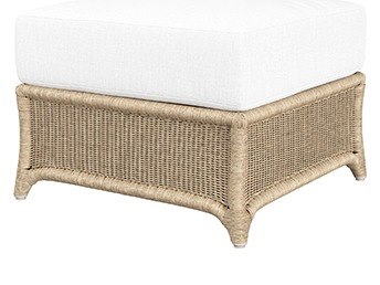 Ebel Chateaux Wicker Ottoman