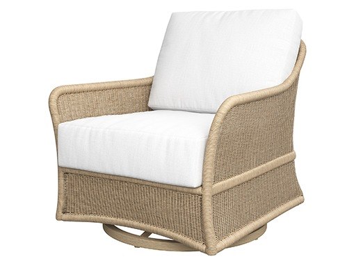 Ebel Chateaux Wicker Club Swivel Glider