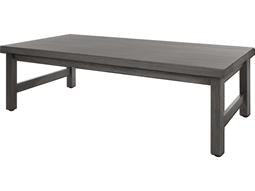 Ebel Trevi Aluminum 60''W x 30''D Rectangular Plank Top Coffee Table