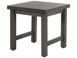 Ebel Trevi Aluminum 20'' Square Plank Top End Table
