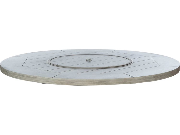 Ebel Portofino Aluminum 42 Wide Round Firepit Top With Lid 993