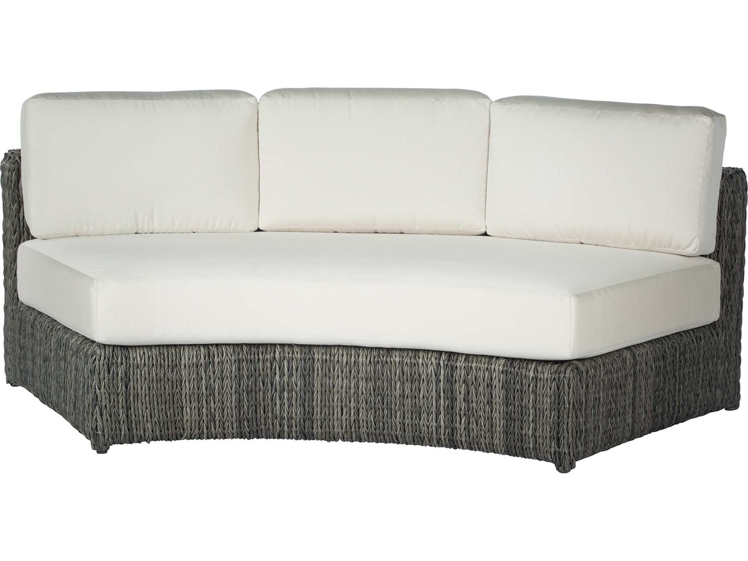 Replacement Cushions For Curved Outdoor Sofa | Baci Living Room