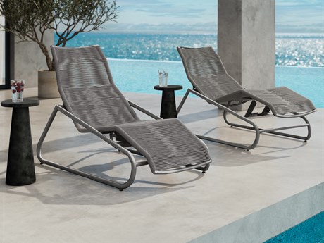 Ebel Cabana Aluminum Pool Lounge Set