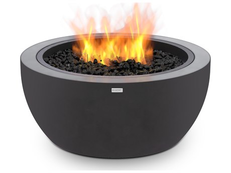 EcoSmart Fire Mix850 33'' Wide Concrete Steel Round Pit Table | ECOESF ...