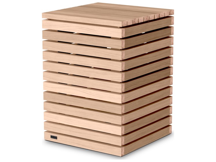 EcoSmart Fire Stools Teak Tan 17'' Propane Stank