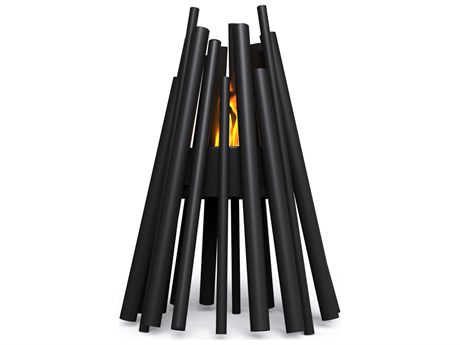 EcoSmart Fire Stix Stainless Steel 31 Inches Portable AB8 Ethanol Black