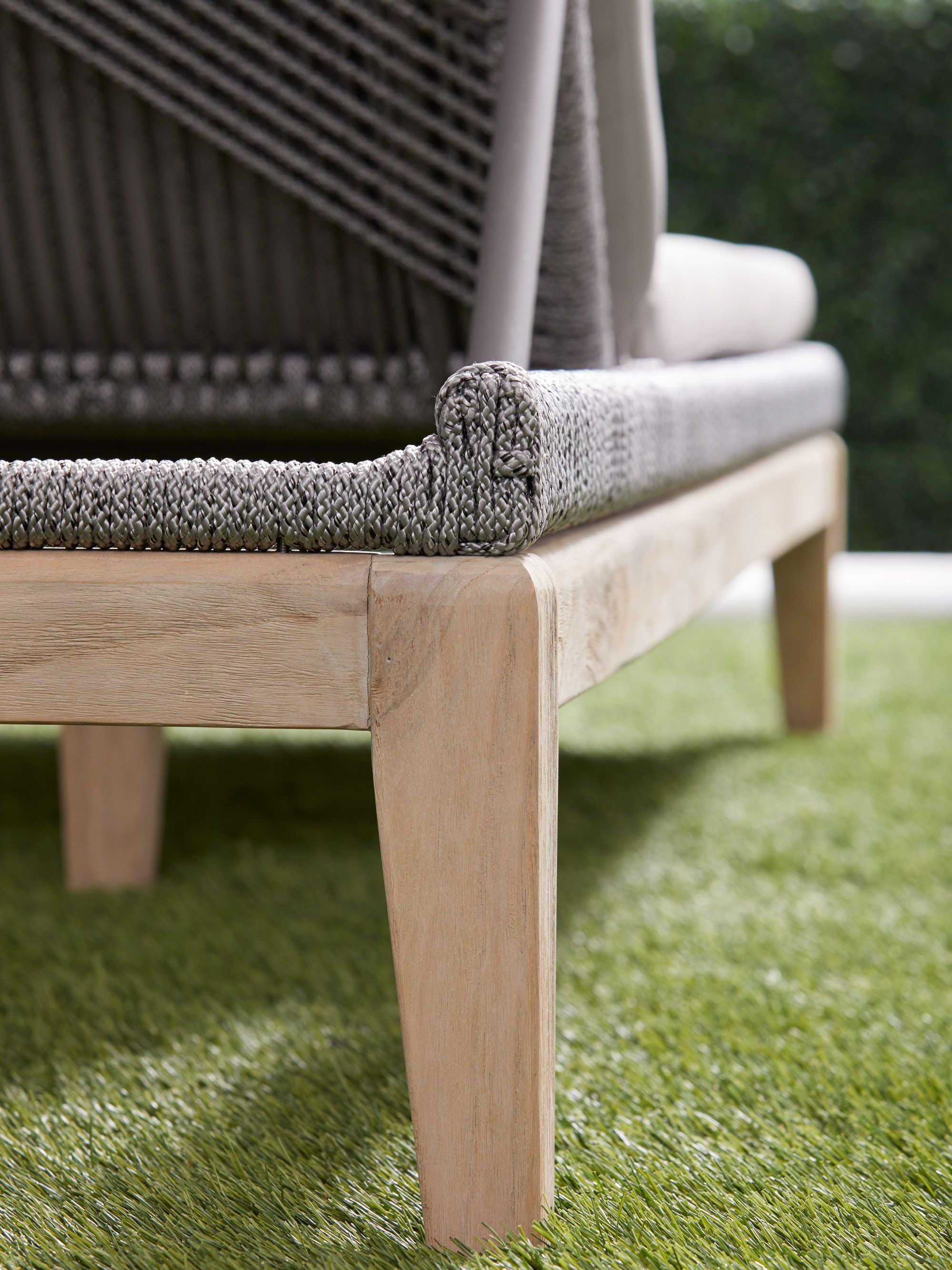 platinum outdoor living center on Essentials For Living Outdoor Woven Platinum Smoke Gray Cushion Chaise Lounge Efl6823plasgrygt