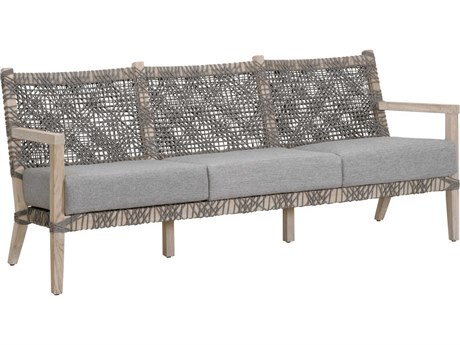 Essentials for Living Outdoor Costa Sofa with Dove Cushion