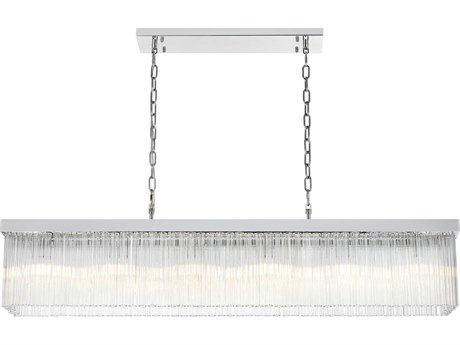 Elegant Lighting Harlow 6-Light Chrome Island Pendant