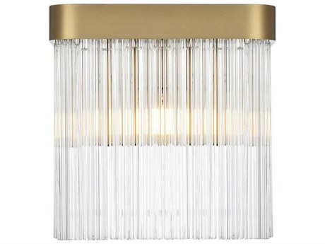 Elegant Lighting Harlow 1-Light Satin Gold Wall Sconce