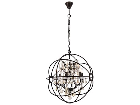 Elegant Lighting Geneva Crystal Chandelier | EG1130D20DBGT