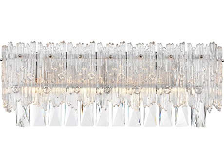 Elegant Lighting Emilia 4-Light Chrome Wall Sconce