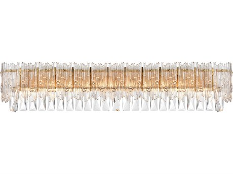 Elegant Lighting Emilia 8-Light Satin Gold Wall Sconce