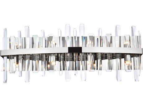 Elegant Lighting Serena 8-Light Chrome Crystal Vanity Light