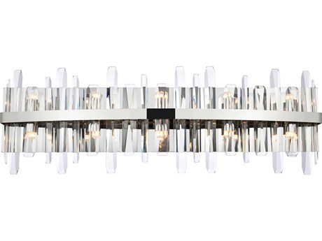 Elegant Lighting Serena 10-Light Chrome Crystal Vanity Light