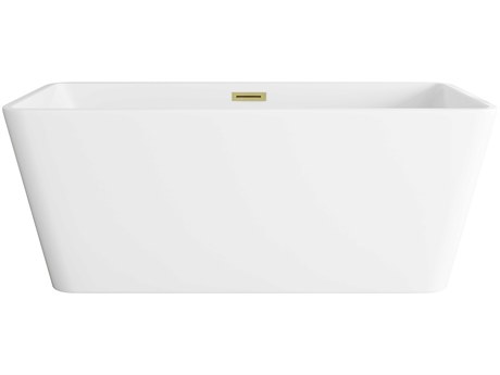 Elegant Lighting Jamison Glossy White Bathtub