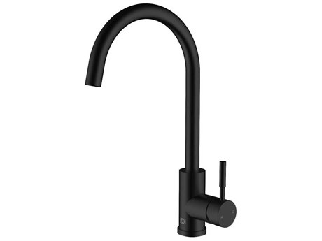 Elegant Lighting Finn Matte Black Kitchen Faucet