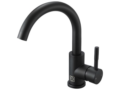 Elegant Lighting Louis Matte Black Bathroom Faucet