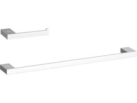 Elegant Lighting Sofia Chrome 2-Piece Bathroom Hardware Set