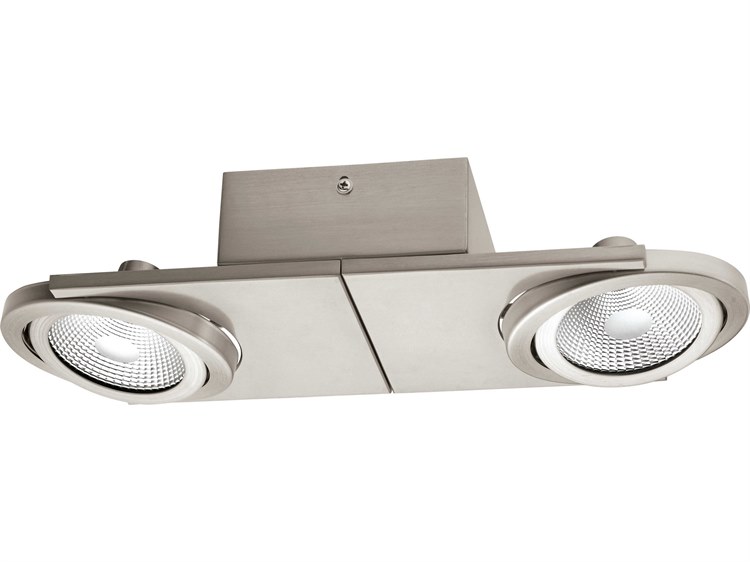Eglo Brea 2-Light Matte Nickel Track & Rail Light