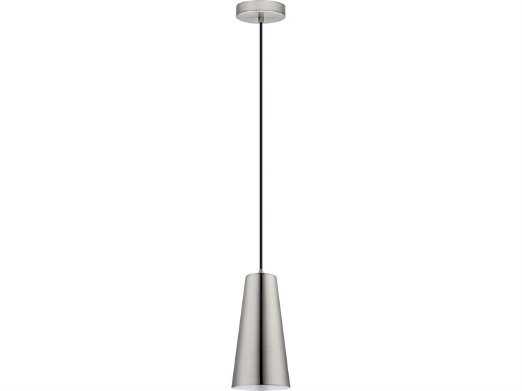 Eglo Pratella 1-Light Matte Nickel Mini Pendant